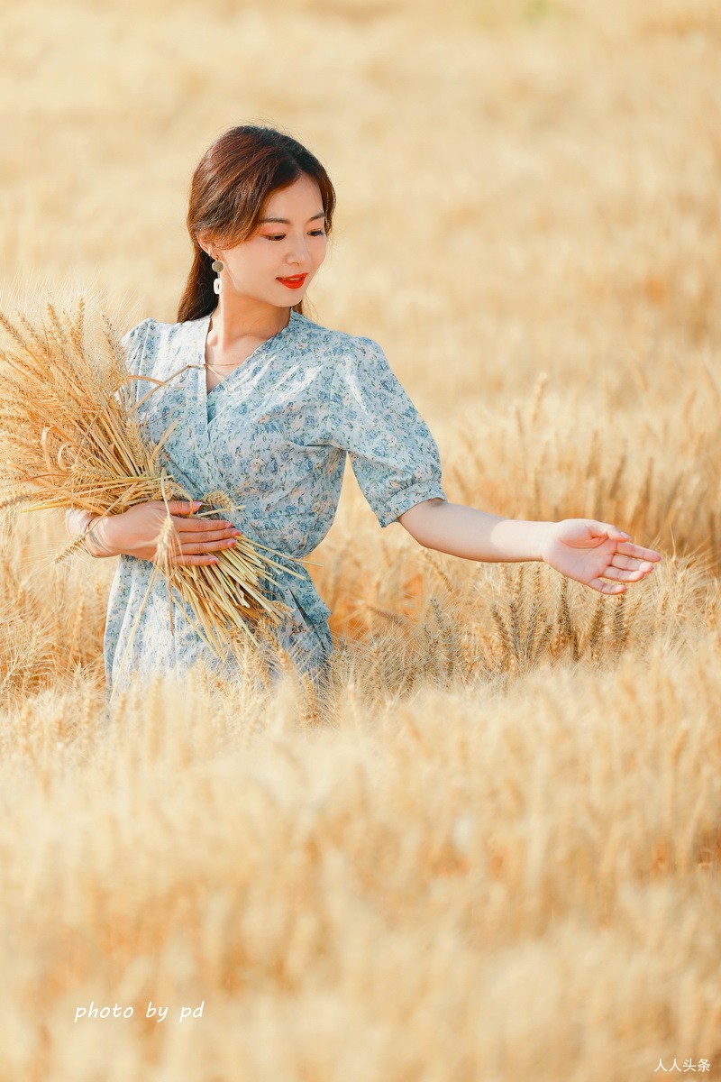 pd4x4人像摄影：麦子熟了