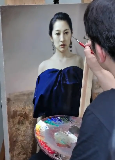人物画，这位画家有水平