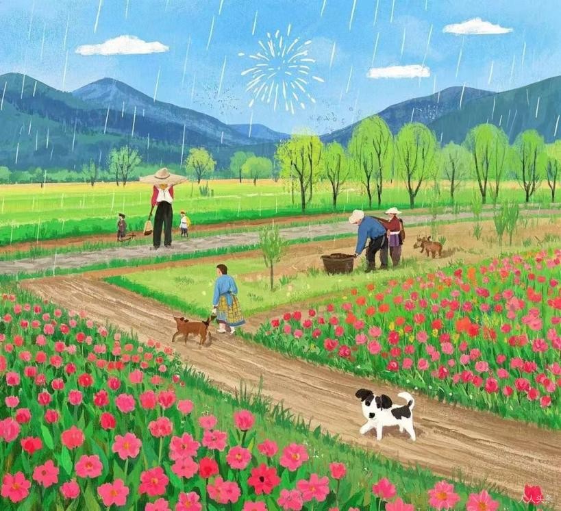 叶芸秀《三月春光里的耕耘之乐》