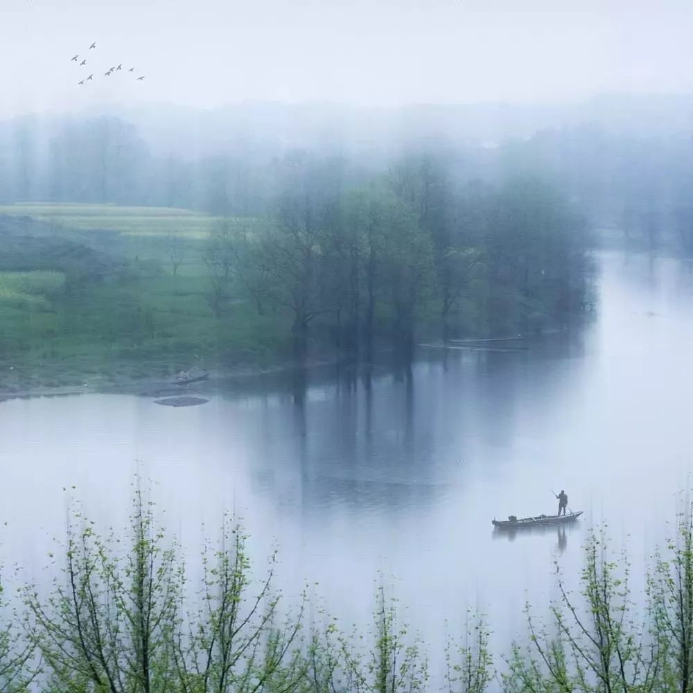 烟雨江南，春风不解江南雨，笑看雨巷寻客尝