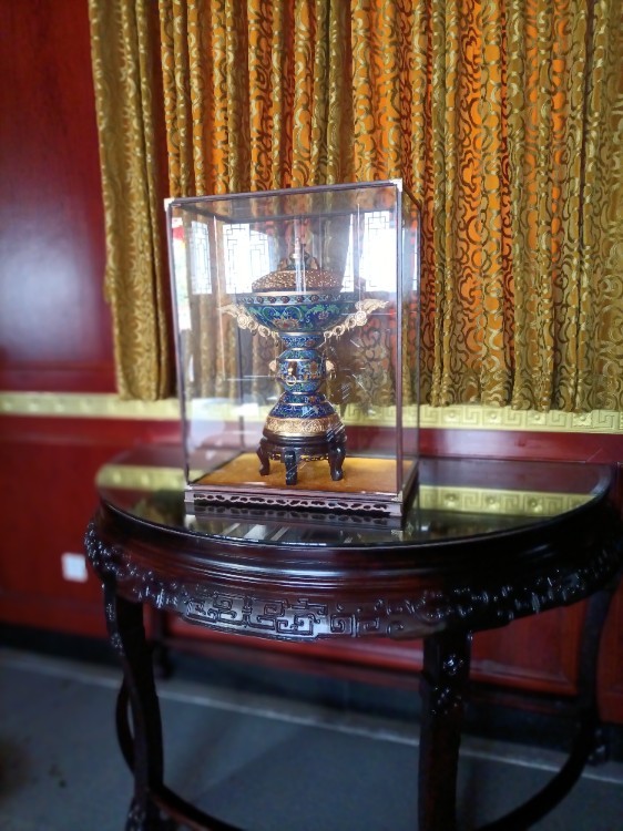 书圣故里在腊月二十八日的景色一